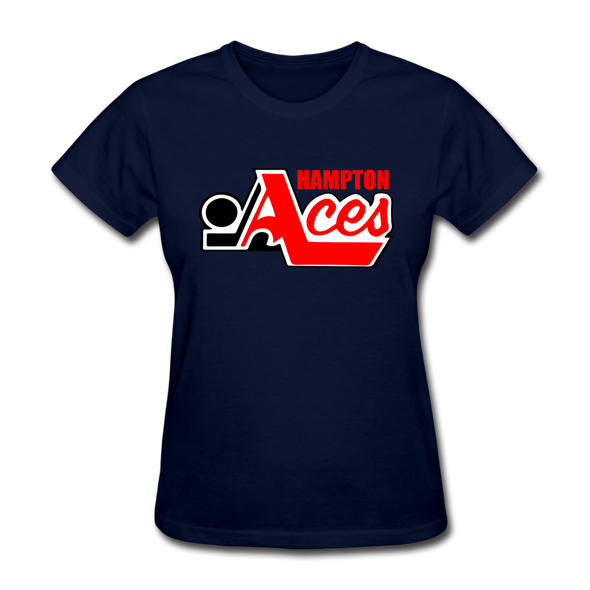 Hampton Aces Women's T-Shirt - navy