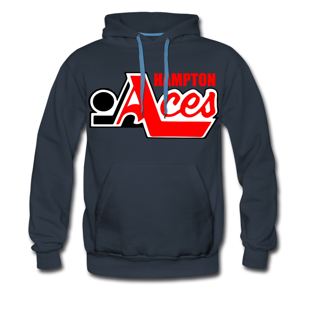 Hampton Aces Hoodie (Premium) - navy