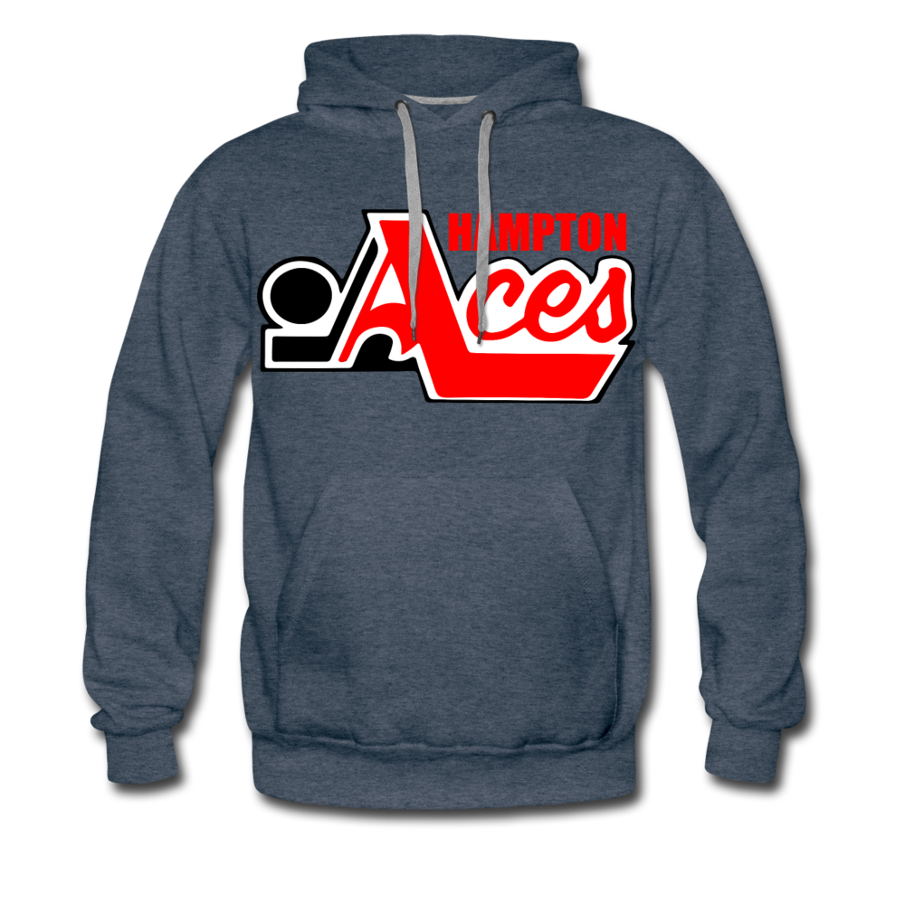 Hampton Aces Hoodie (Premium) - heather denim