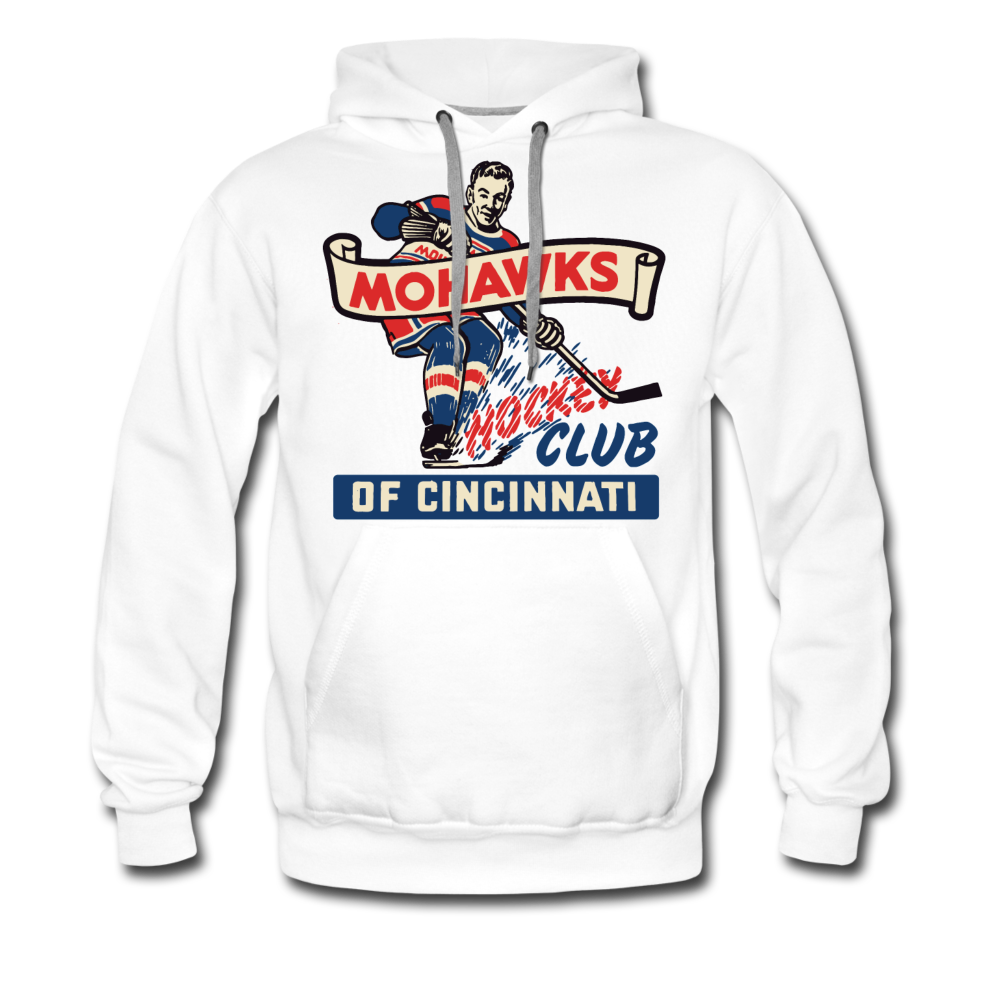 Cincinnati Mohawks Hoodie (Premium) - white