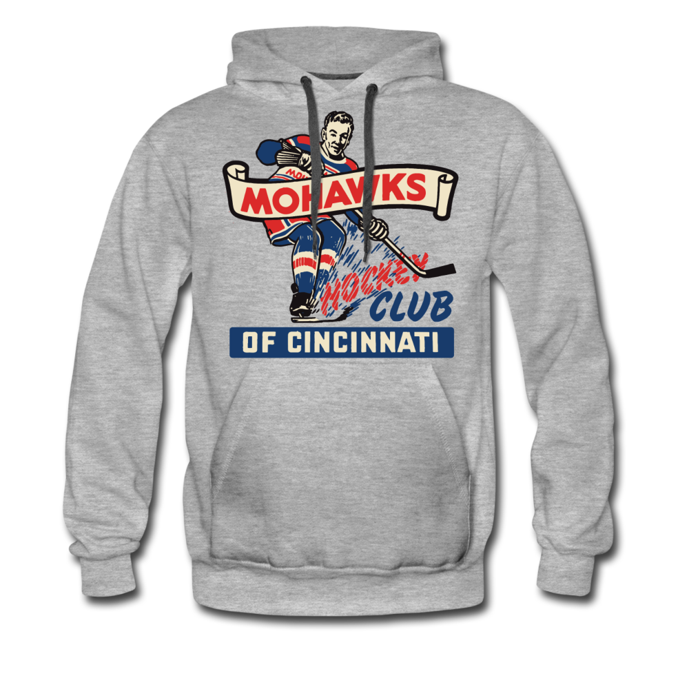 Cincinnati Mohawks Hoodie (Premium) - heather gray