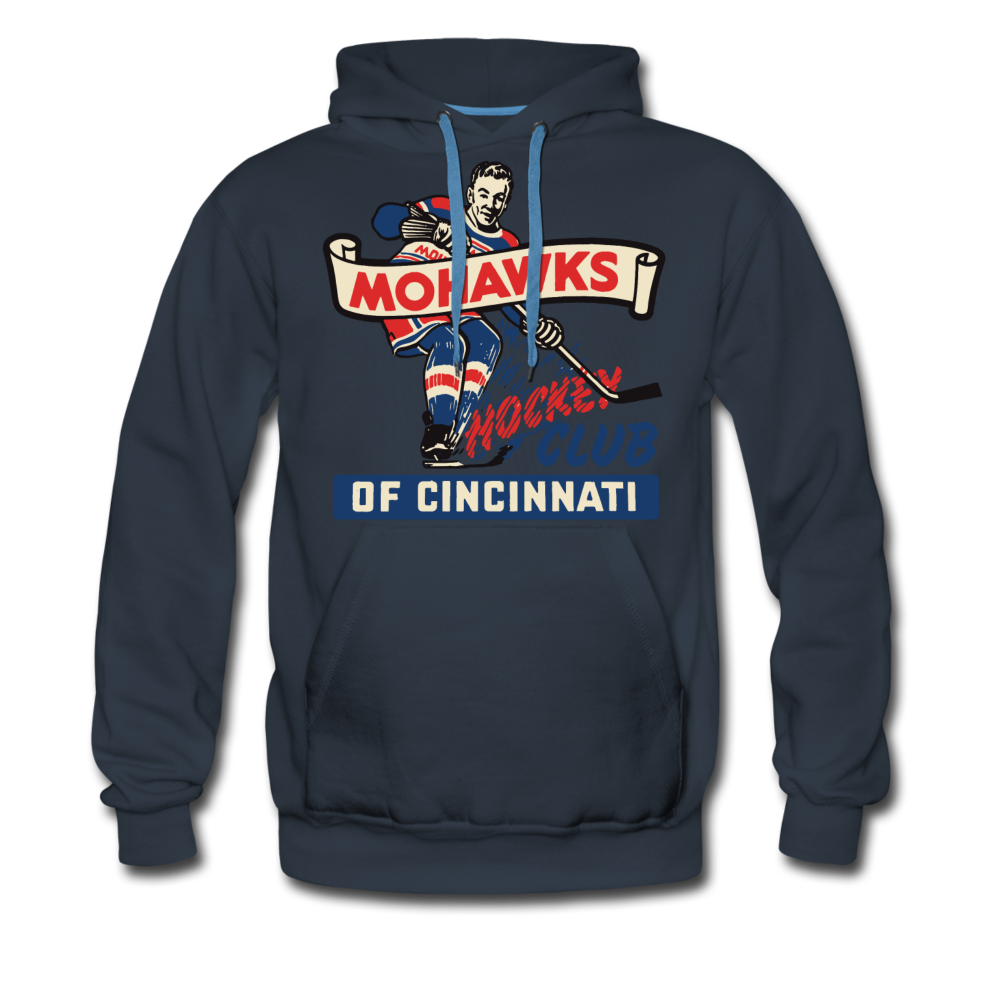 Cincinnati Mohawks Hoodie (Premium) - navy