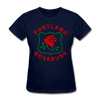 Portland Rosebuds Logo Women's T-Shirt - navy