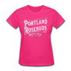 Portland Rosebuds Retro Women's T-Shirt - fuchsia