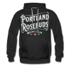 Portland Rosebuds Retro Hoodie (Premium) - black