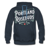 Portland Rosebuds Retro Hoodie (Premium) - navy