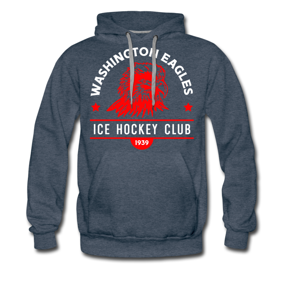 Washington Eagles Hoodie (Premium) - heather denim
