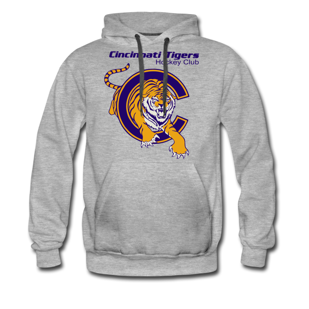 Cincinnati Tigers Hoodie (Premium) - heather gray