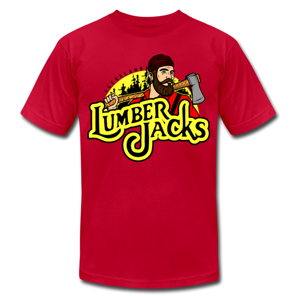 Cleveland Lumberjacks Logo T-Shirt (Premium) - red