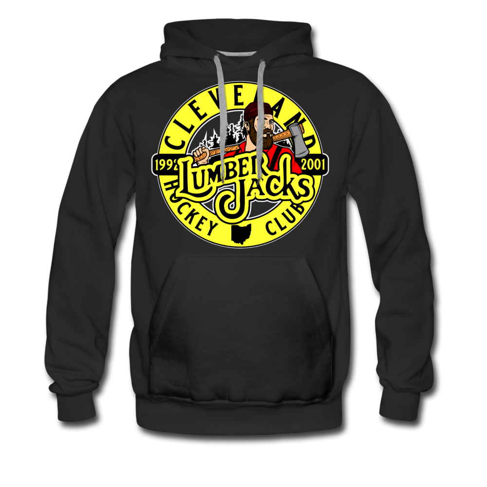 Cleveland Lumberjacks Circular Logo Hoodie (Premium) - black