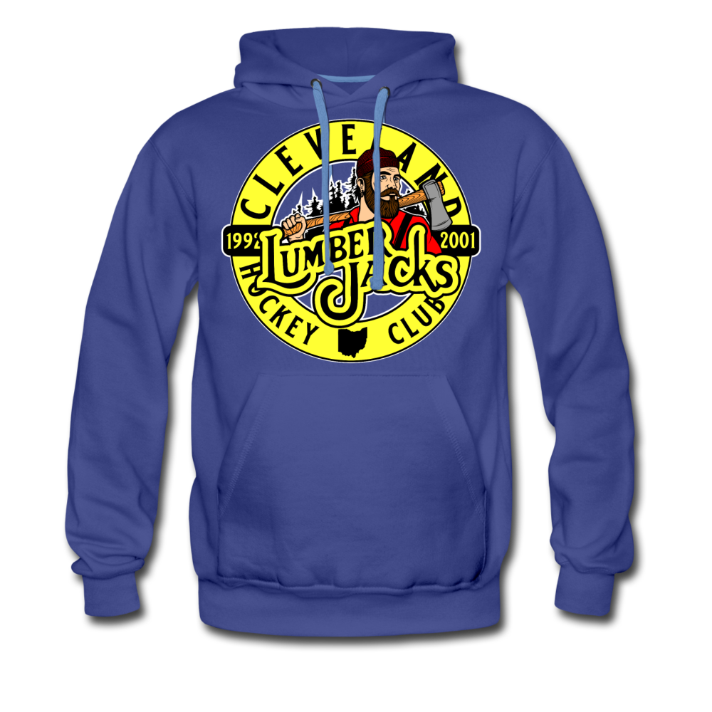 Cleveland Lumberjacks Circular Logo Hoodie (Premium) - royalblue