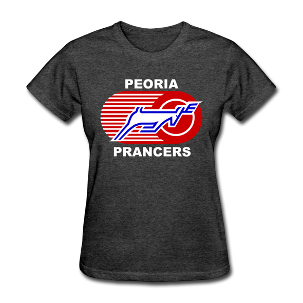 Peoria Prancers Women's T-Shirt - heather black