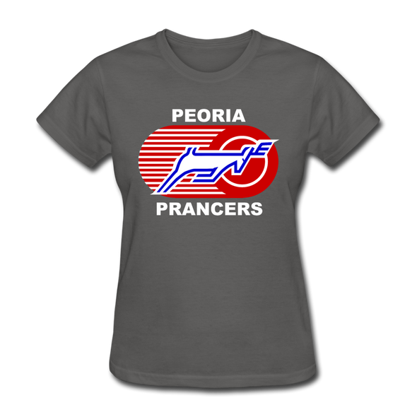 Peoria Prancers Women's T-Shirt - charcoal