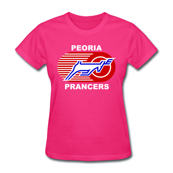 Peoria Prancers Women's T-Shirt - fuchsia