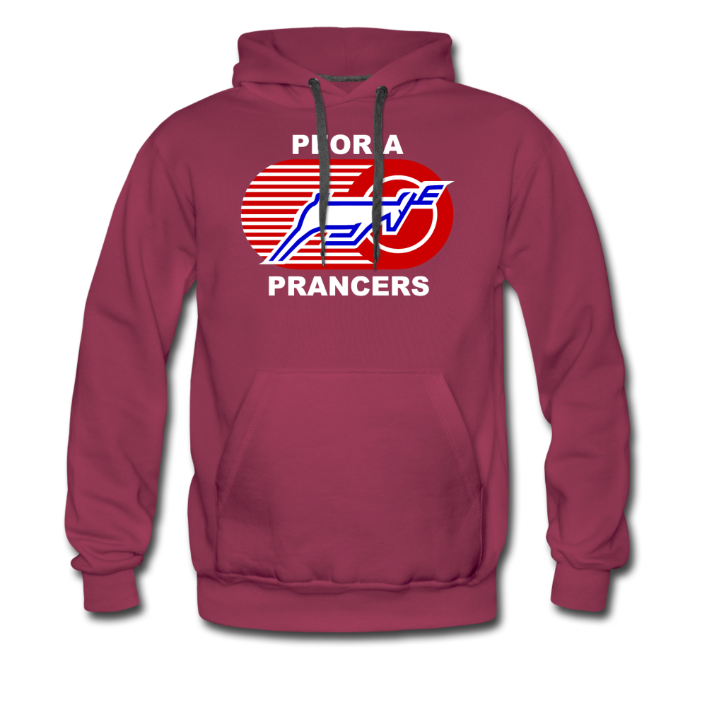 Peoria Prancers Hoodie (Premium) - burgundy