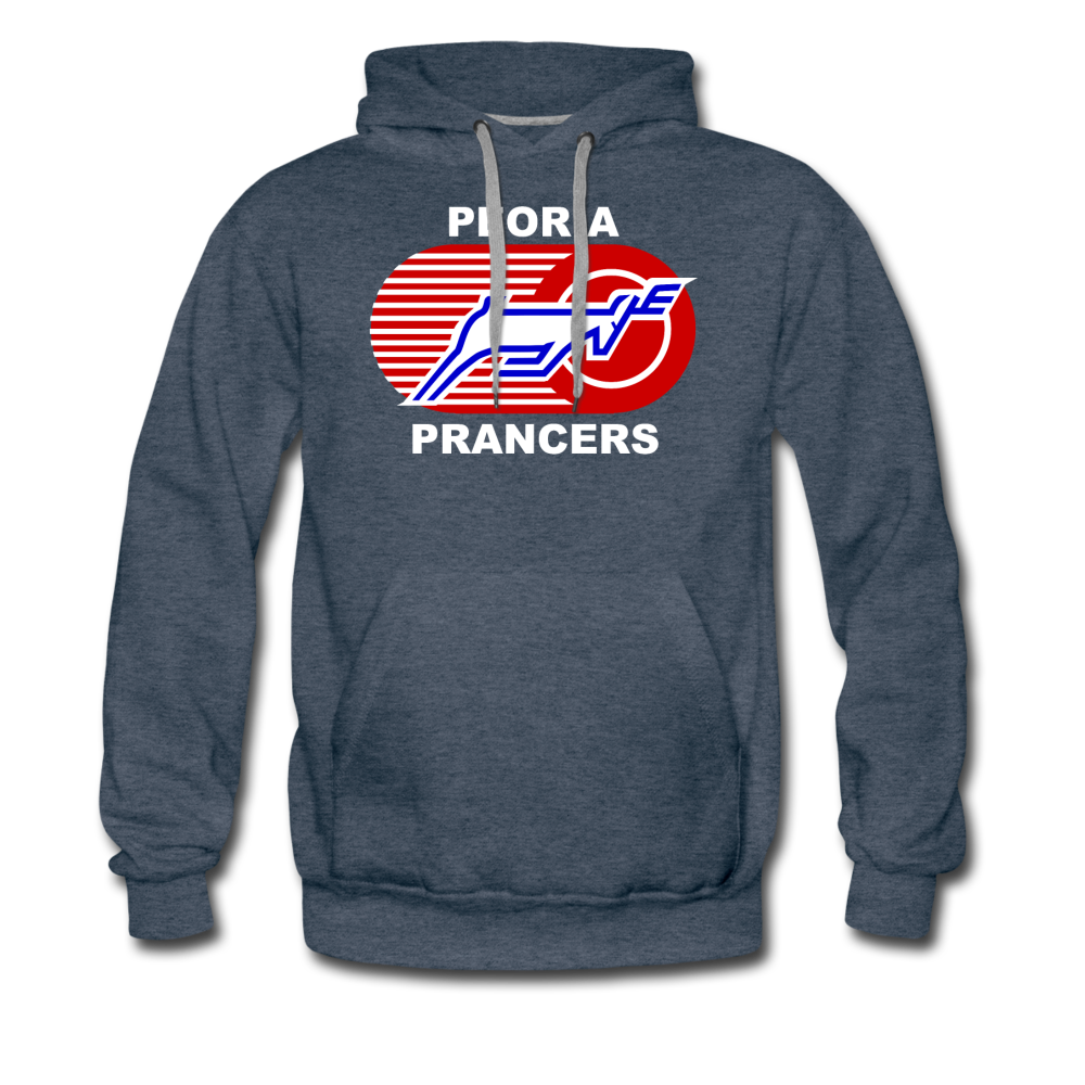 Peoria Prancers Hoodie (Premium) - heather denim
