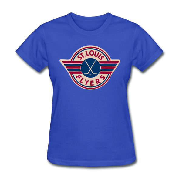 St. Louis Flyers Women's T-Shirt - royal blue