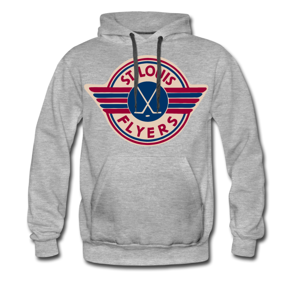 St. Louis Flyers Hoodie (Premium) - heather gray