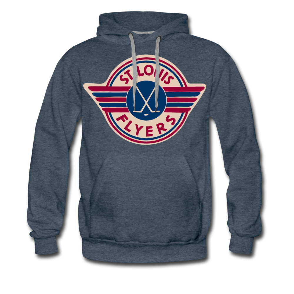 St. Louis Flyers Hoodie (Premium) - heather denim