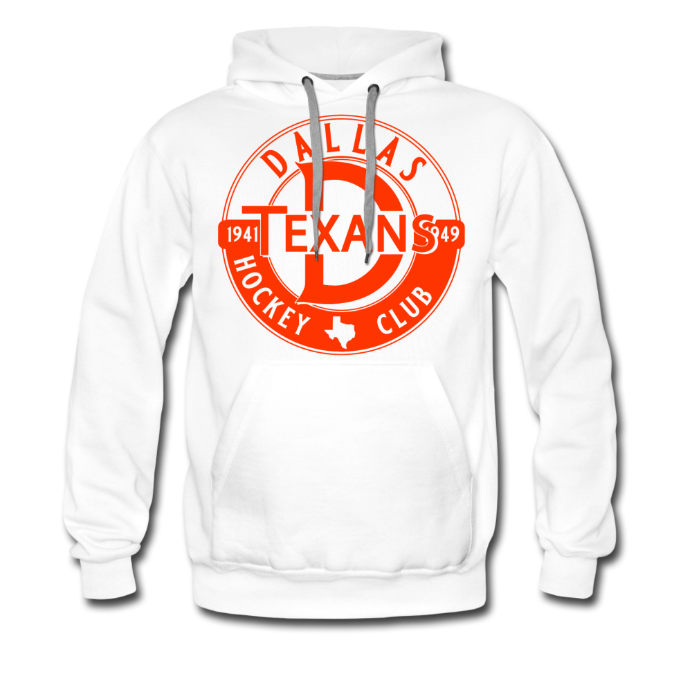 Dallas Texans Circular Dated Hoodie (Premium) - white