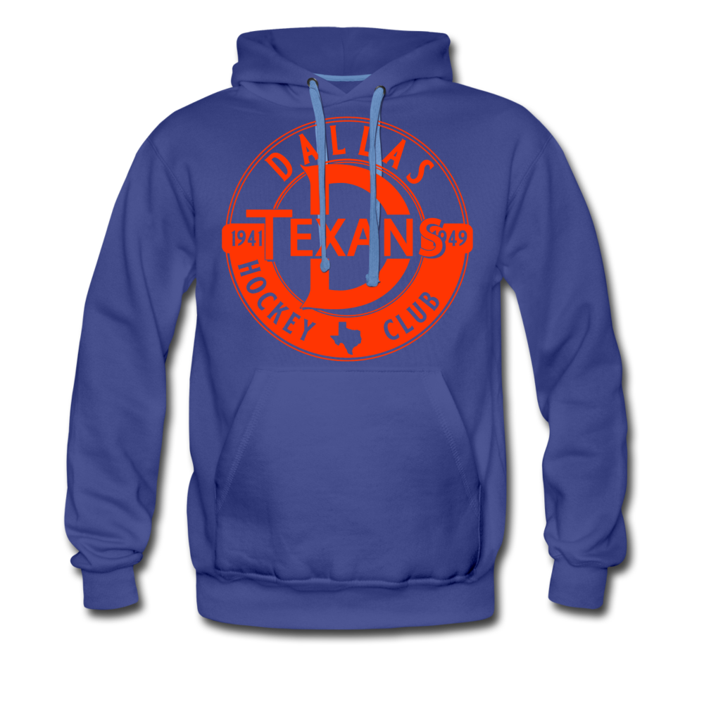 Dallas Texans Circular Dated Hoodie (Premium) - royalblue
