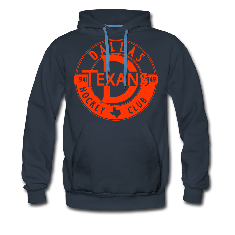 Dallas Texans Circular Dated Hoodie (Premium) - navy