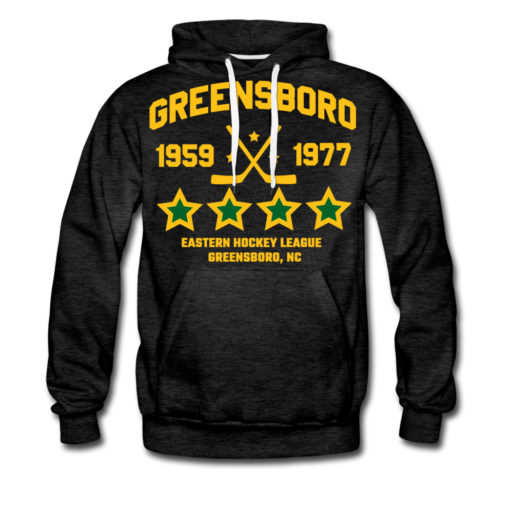 Greensboro Hockey Club Hoodie (Premium) - charcoal gray