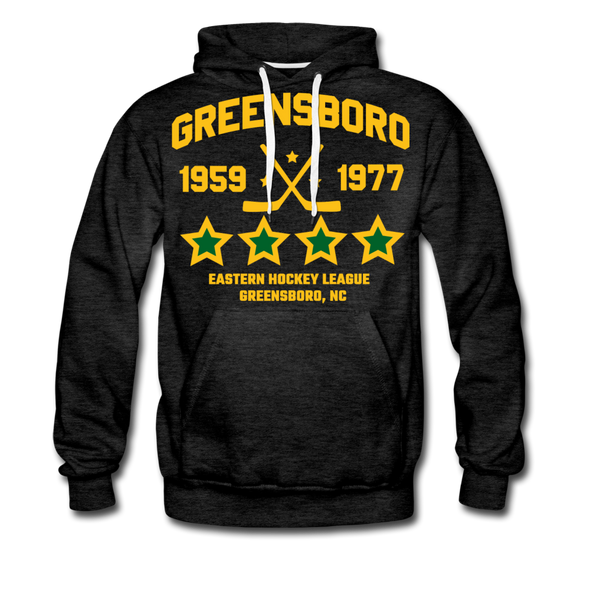 Greensboro Hockey Club Hoodie (Premium) - charcoal gray