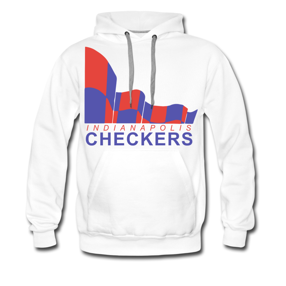Indianapolis Checkers Hoodie (Premium) - white