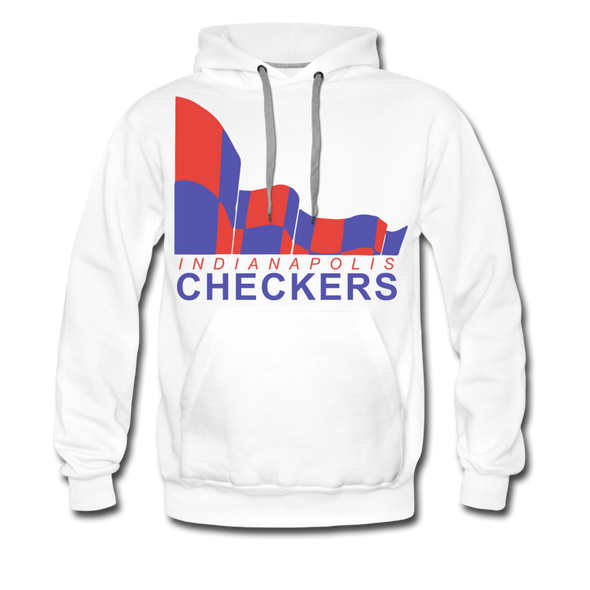Indianapolis Checkers Hoodie (Premium) - white