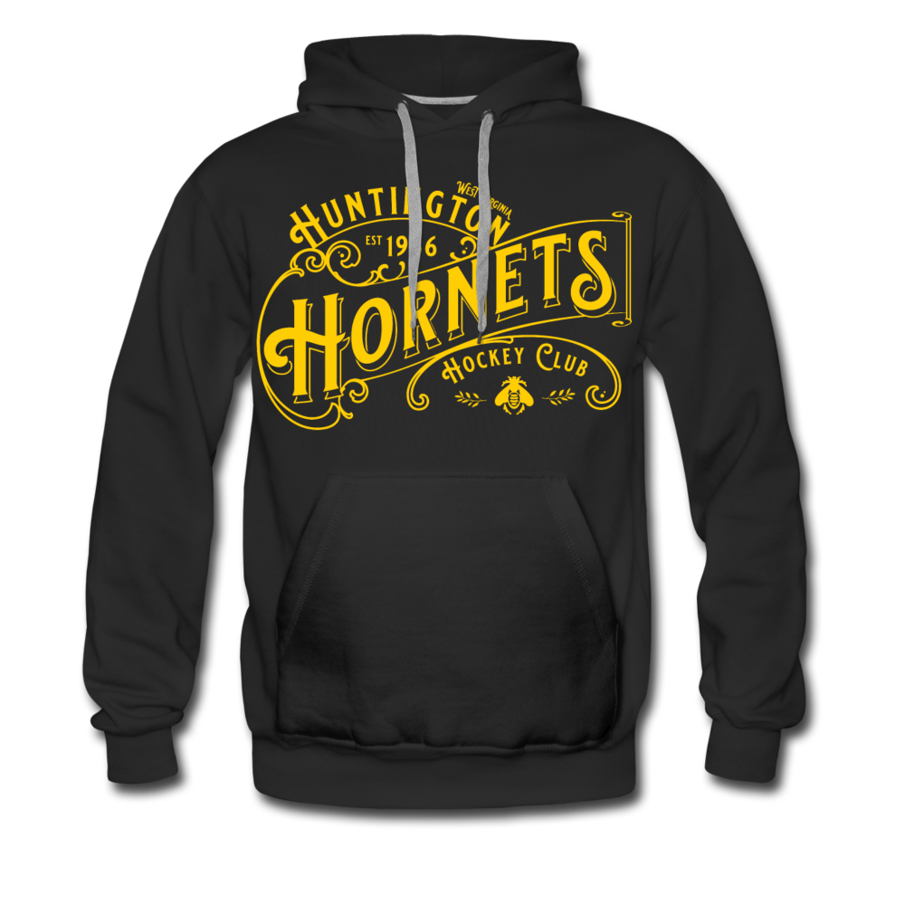 Huntington Hornets Hoodie (Premium) - black