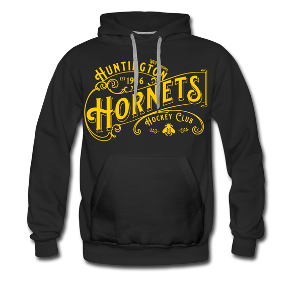Huntington Hornets Hoodie (Premium) - black