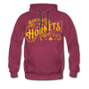 Huntington Hornets Hoodie (Premium) - burgundy