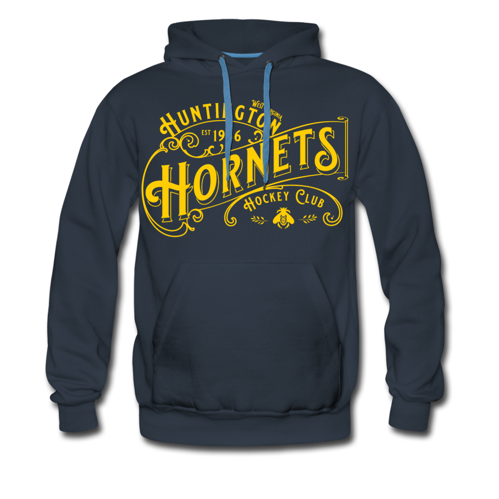 Huntington Hornets Hoodie (Premium) - navy