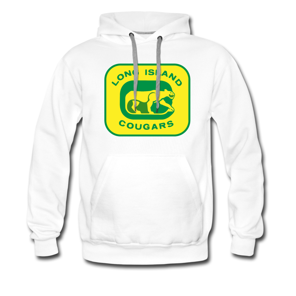 Long Island Cougars Hoodie (Premium) - white