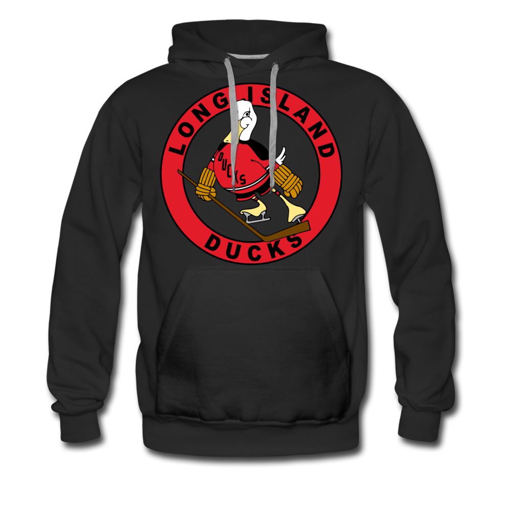 Long Island Ducks 1970s Hoodie (Premium) - black