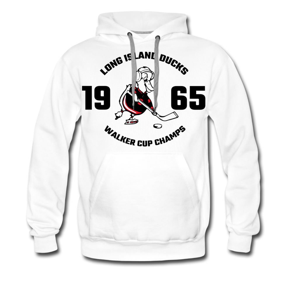 Long Island Ducks 1965 Walker Cup Champions Hoodie (Premium) - white