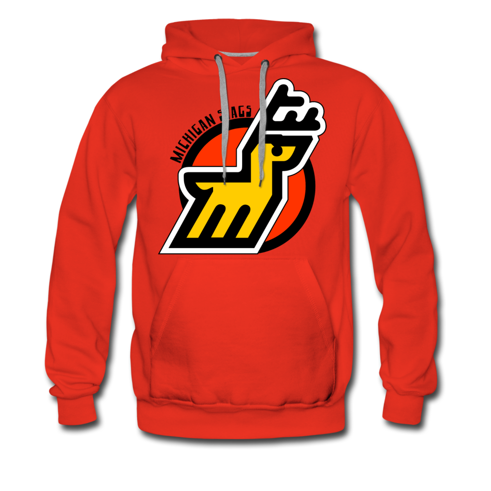 Michigan Stags Hoodie (Premium) - red