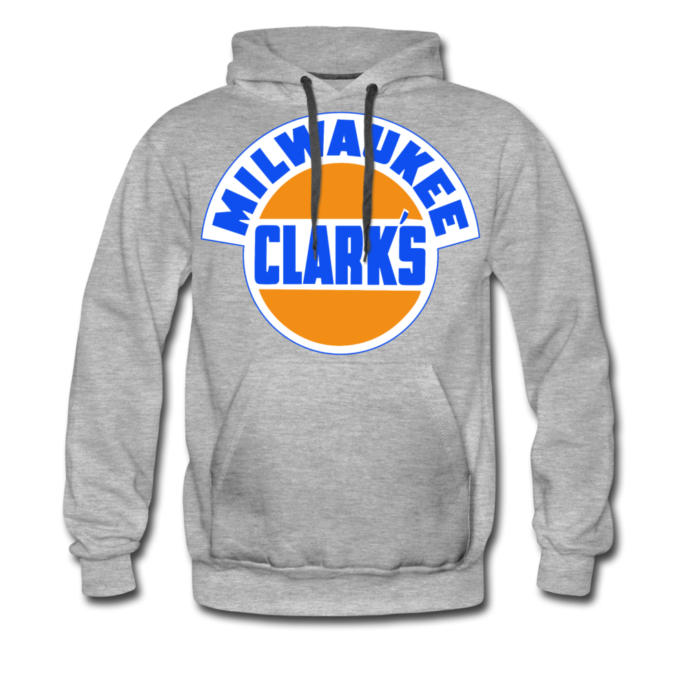 Milwaukee Clarks Hoodie (Premium) - heather gray