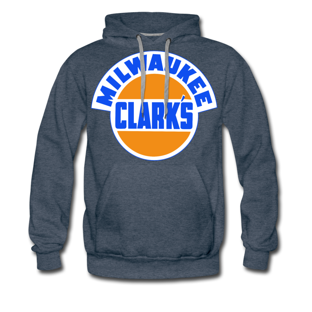 Milwaukee Clarks Hoodie (Premium) - heather denim