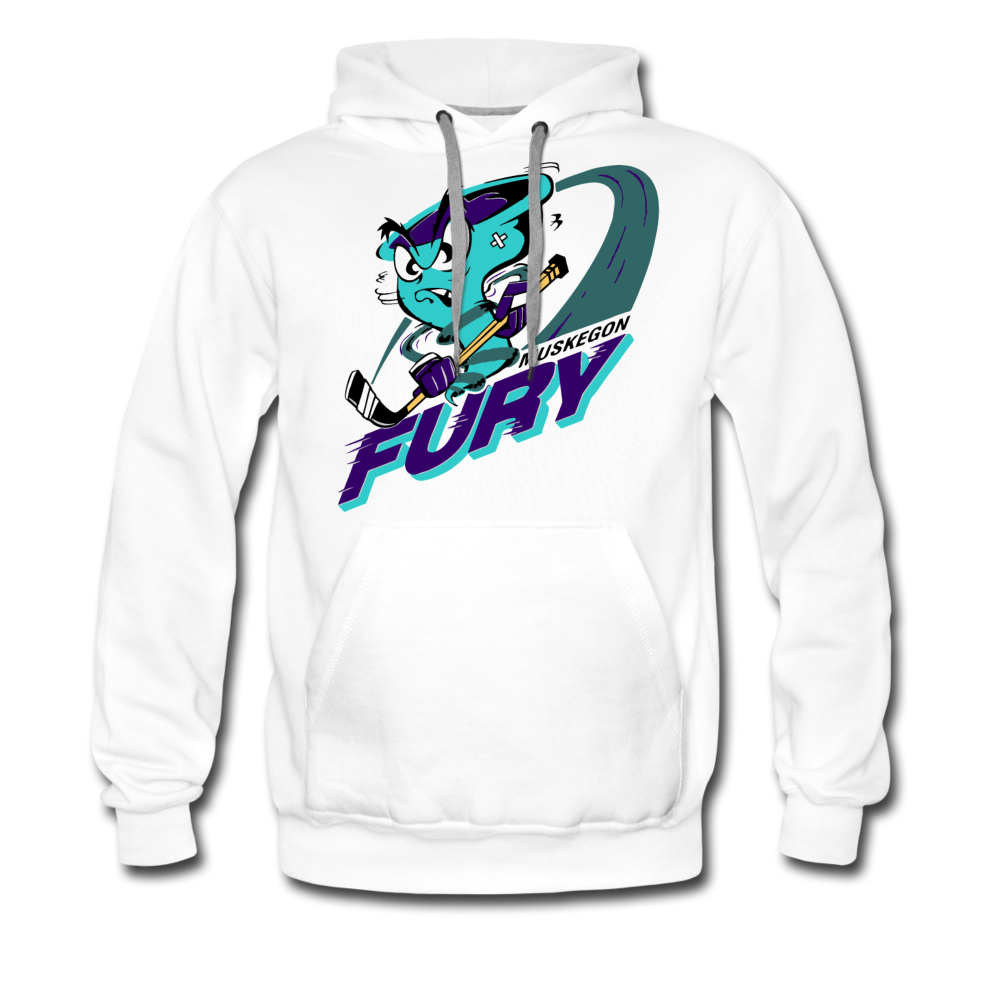 Muskegon Fury Hoodie (Premium) - white