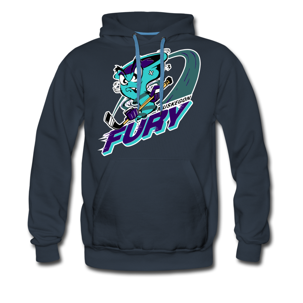 Muskegon Fury Hoodie (Premium) - navy