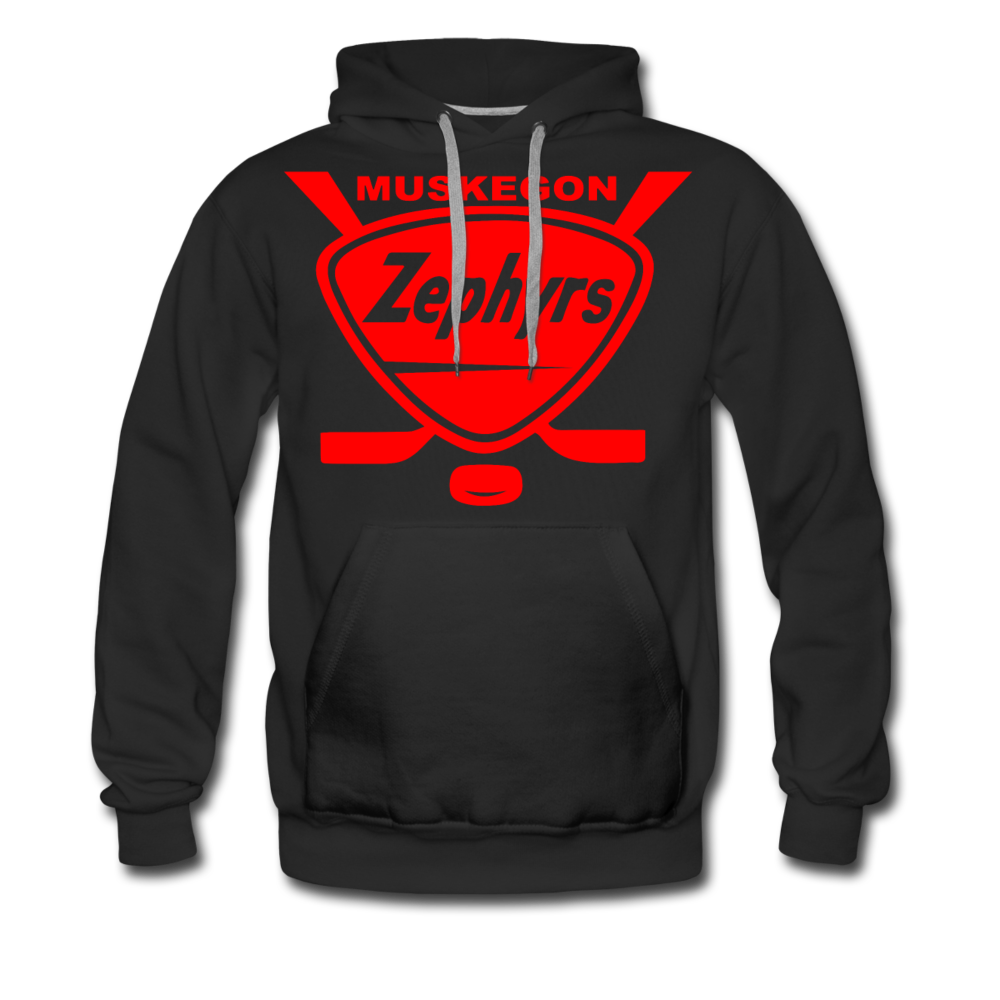 Muskegon Zephyrs Hoodie (Premium) - black