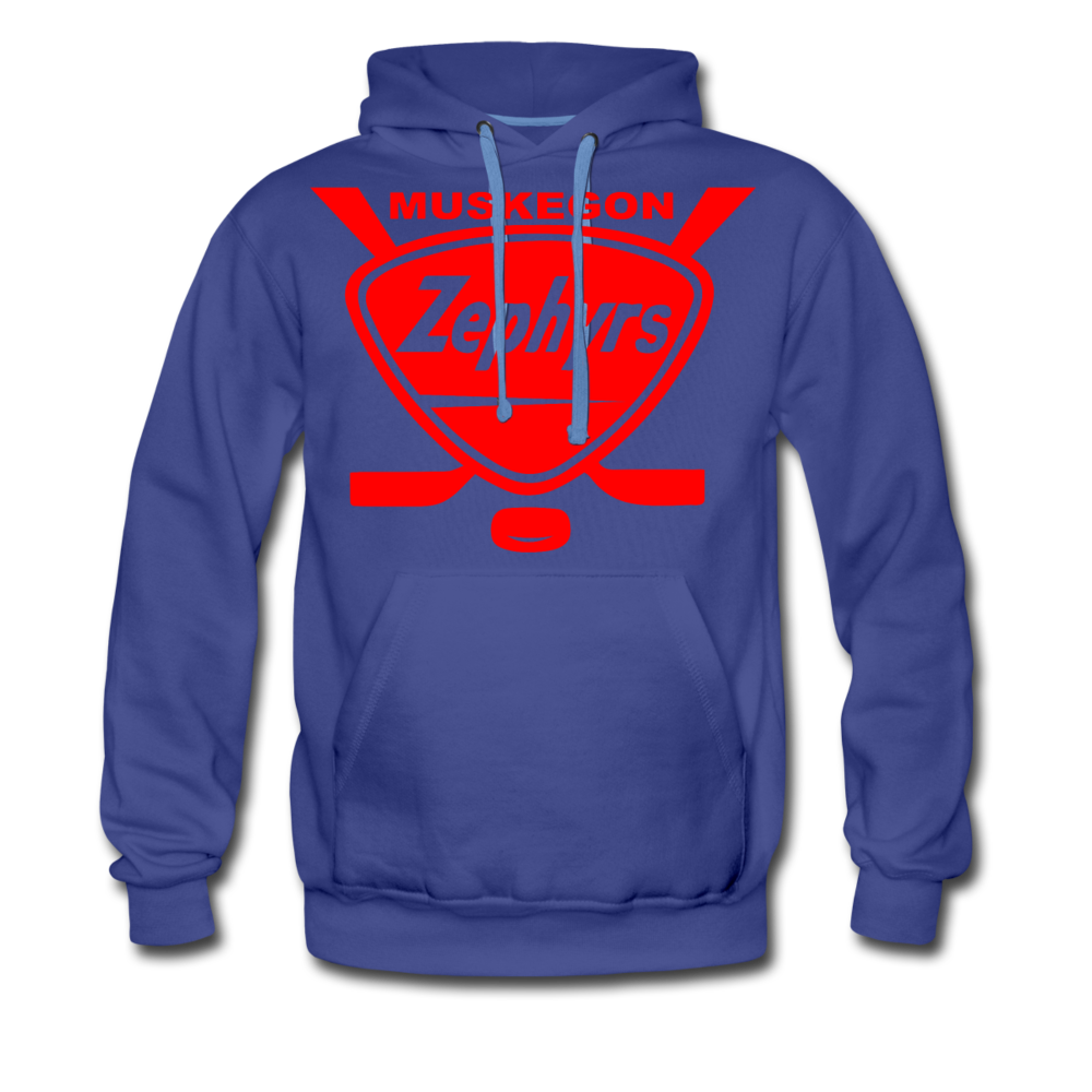Muskegon Zephyrs Hoodie (Premium) - royalblue