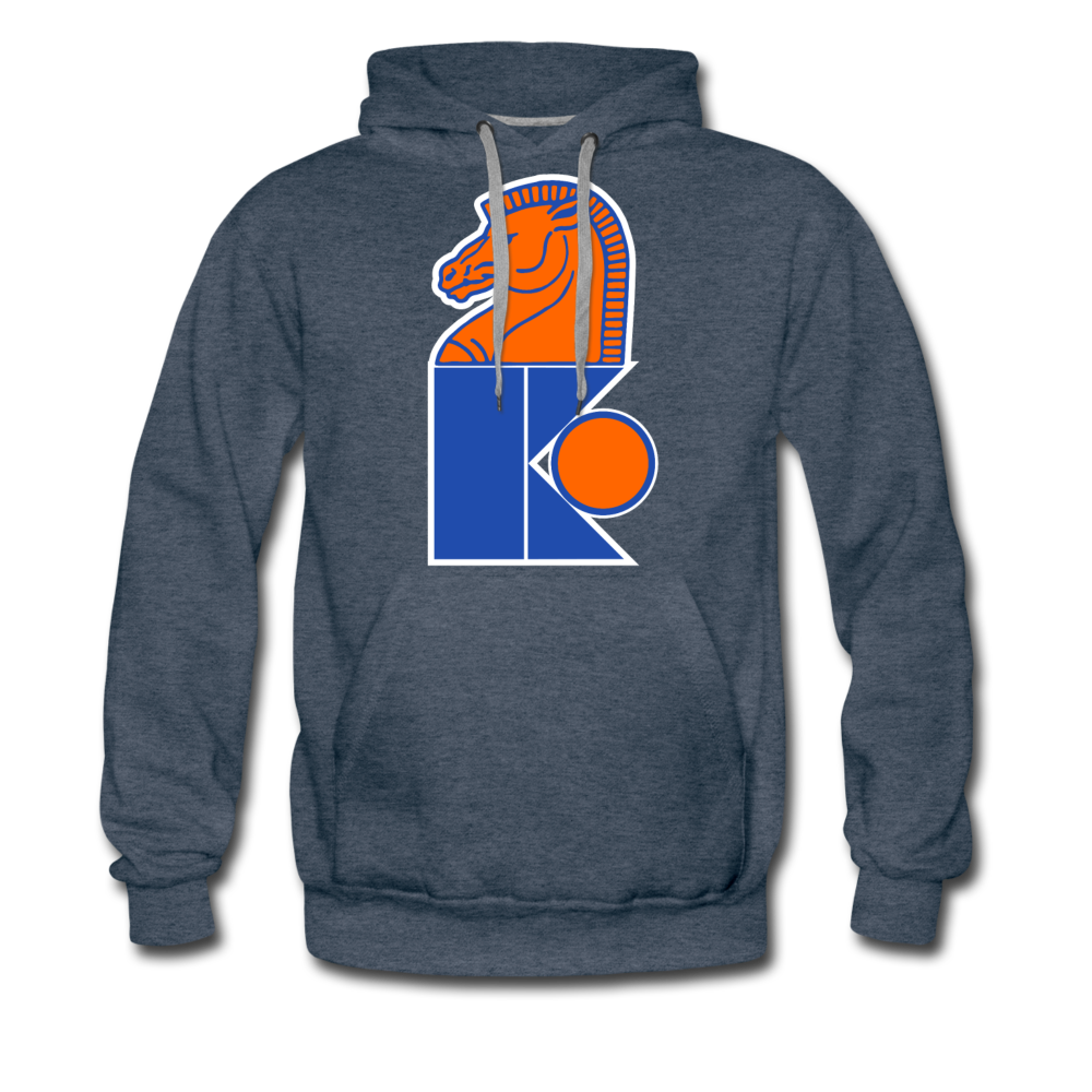 Jersey Knights Hoodie (Premium) - heather denim