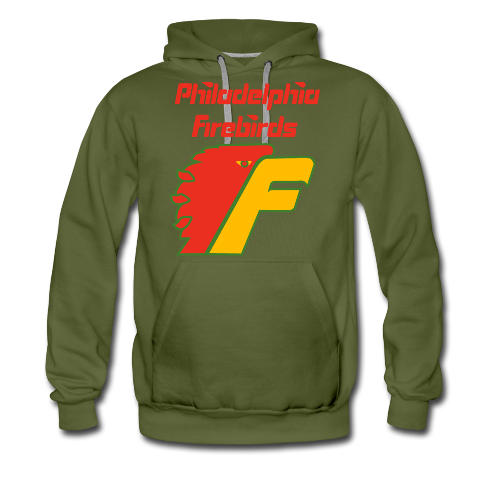 Philadelphia Firebirds Hoodie (Premium) - olive green