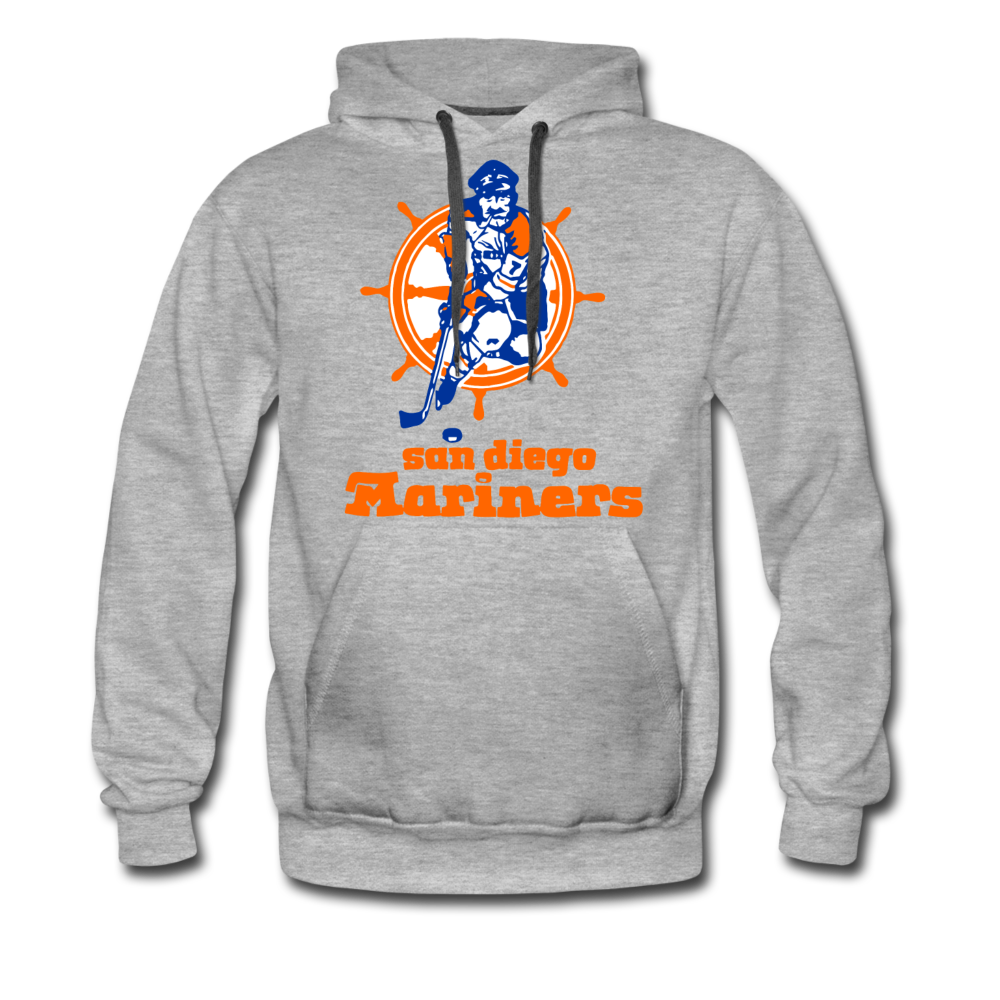 San Diego Mariners Hoodie (Premium) - heather gray
