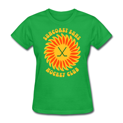 Suncoast Suns Women's T-Shirt - bright green
