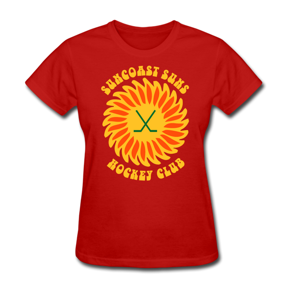 Suncoast Suns Women's T-Shirt - red