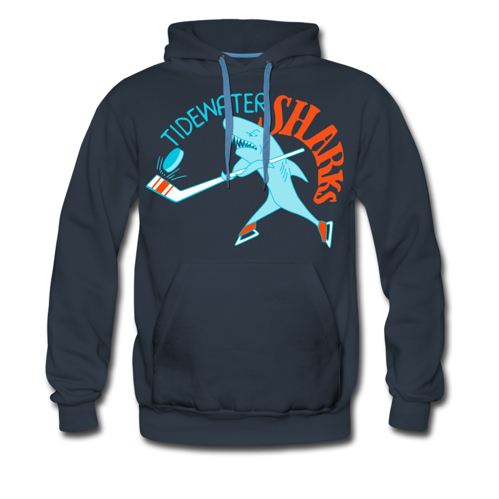 Tidewater Sharks Hoodie (Premium) - navy